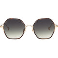 Yanni II, Brown Havana/Green Gradient Lenses