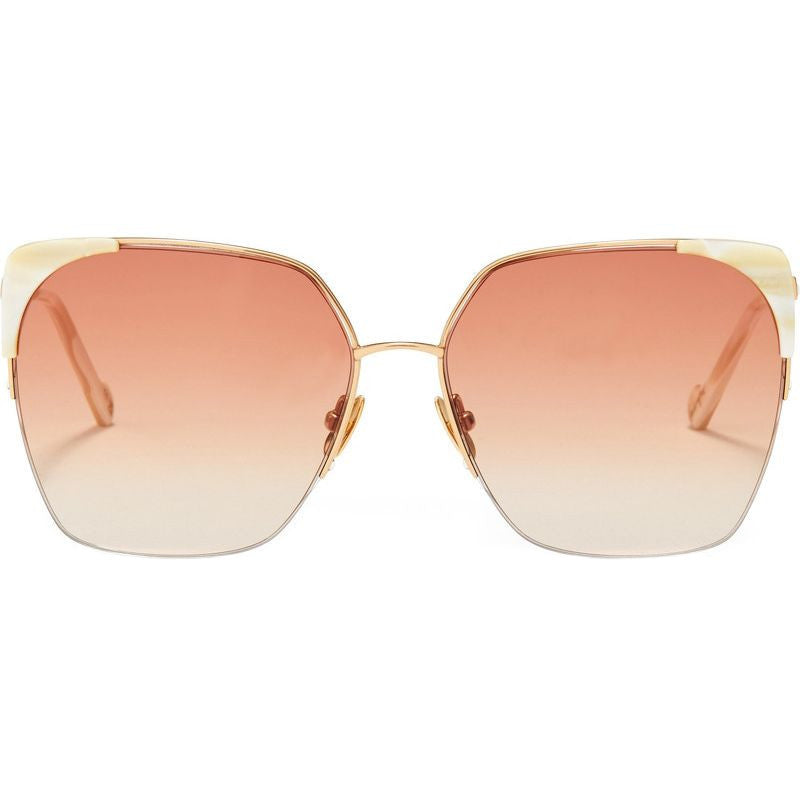 Iris, Mother of Pearl/Peach Gradient Lenses