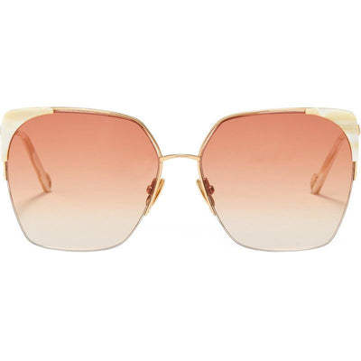 Iris, Mother of Pearl/Peach Gradient Lenses
