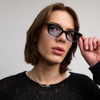 Bates, Elysium Double Black/Aqua Lenses