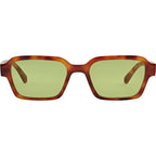Booth, Maple Tortoiseshell/Lawn Green Lenses