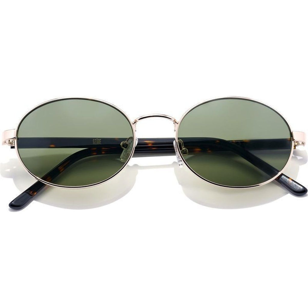 Finch, Polished Gold/Moss Green Lenses