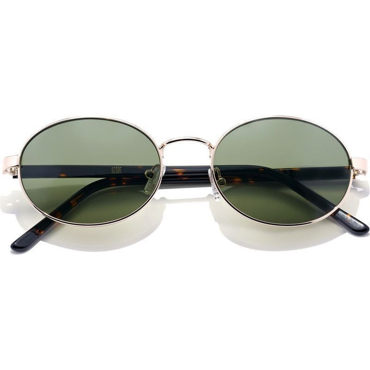 Finch, Polished Gold/Moss Green Lenses