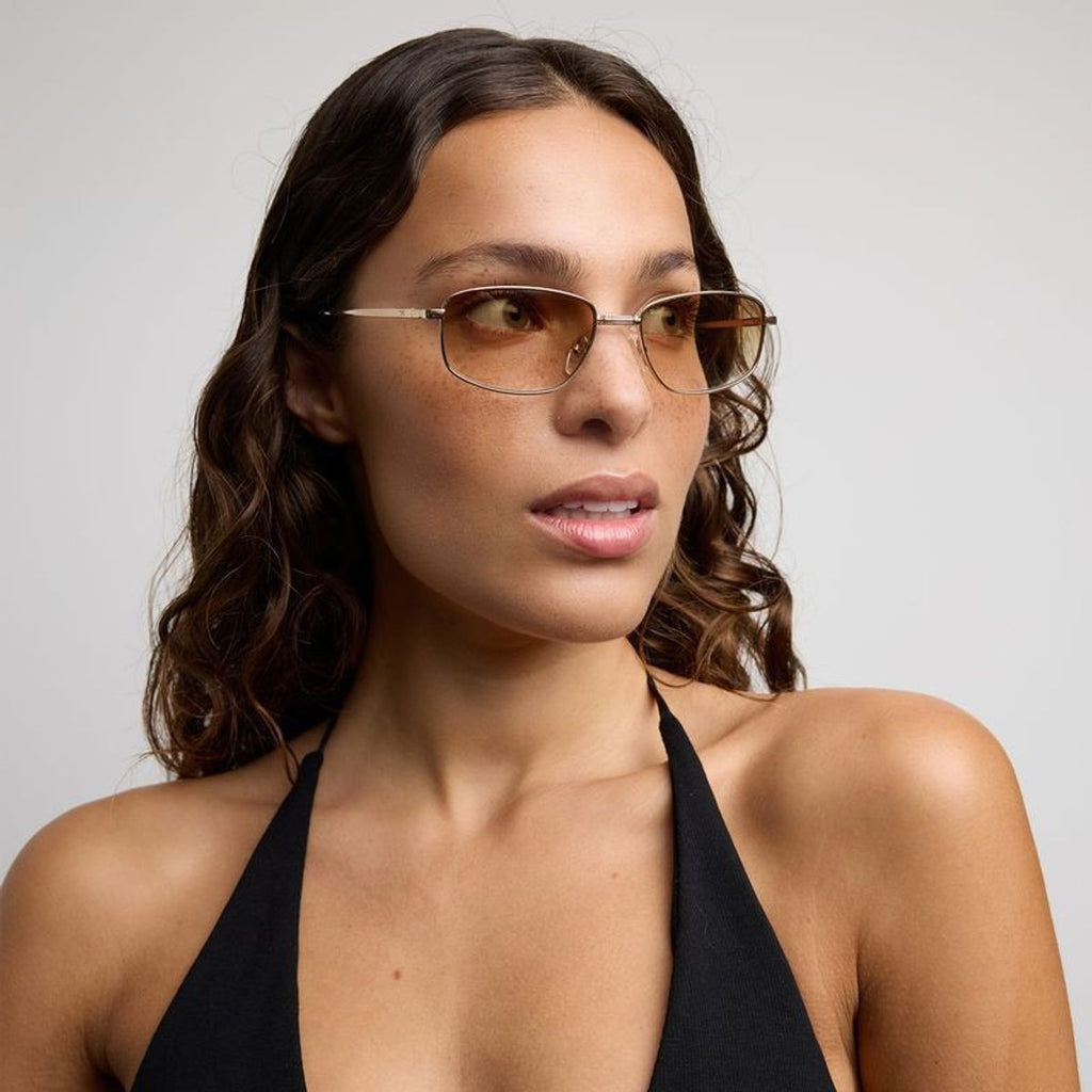Lee, Polished Gold/Amber Lenses