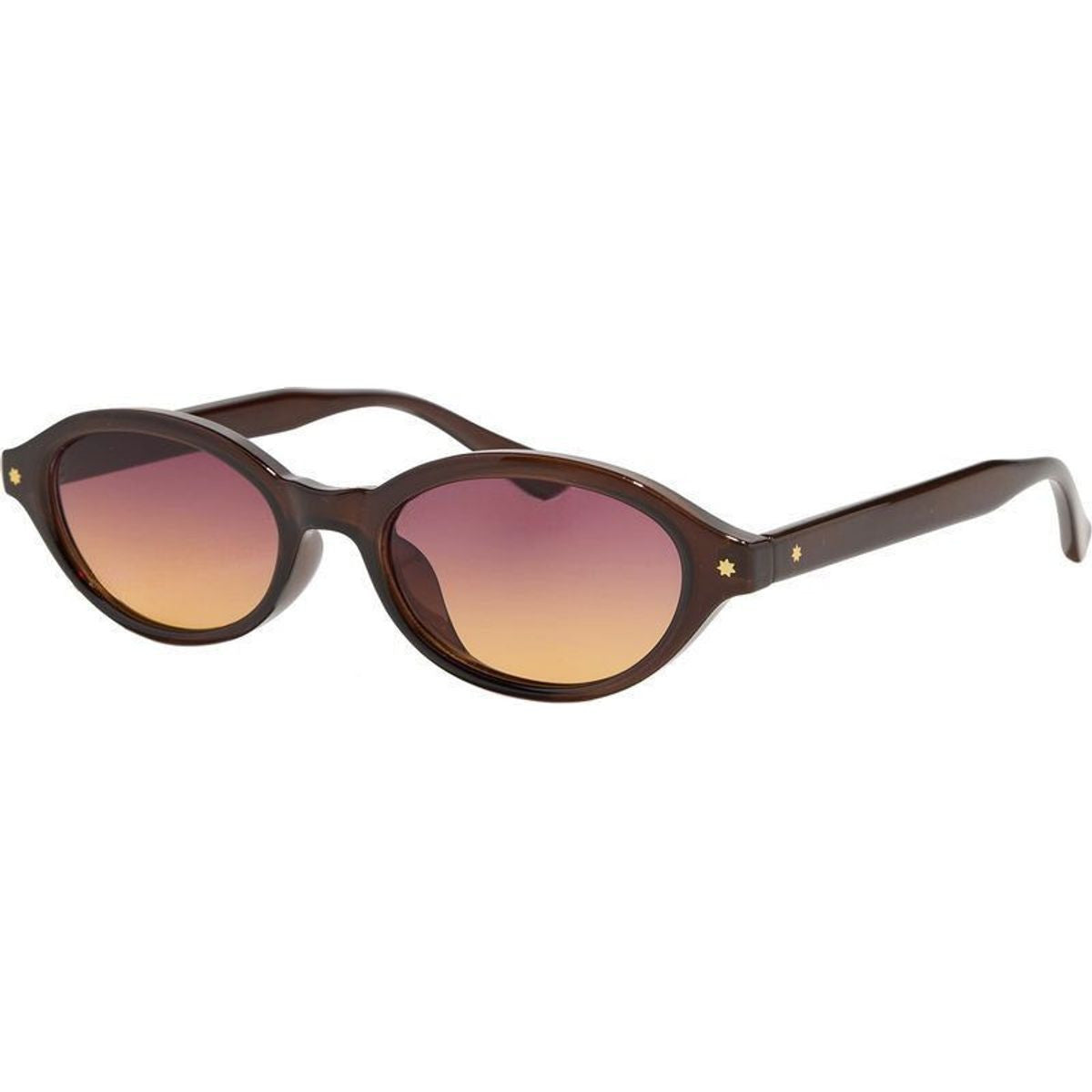 Nolan, Mocha/Before Sunset Red Orange Gradient Lenses
