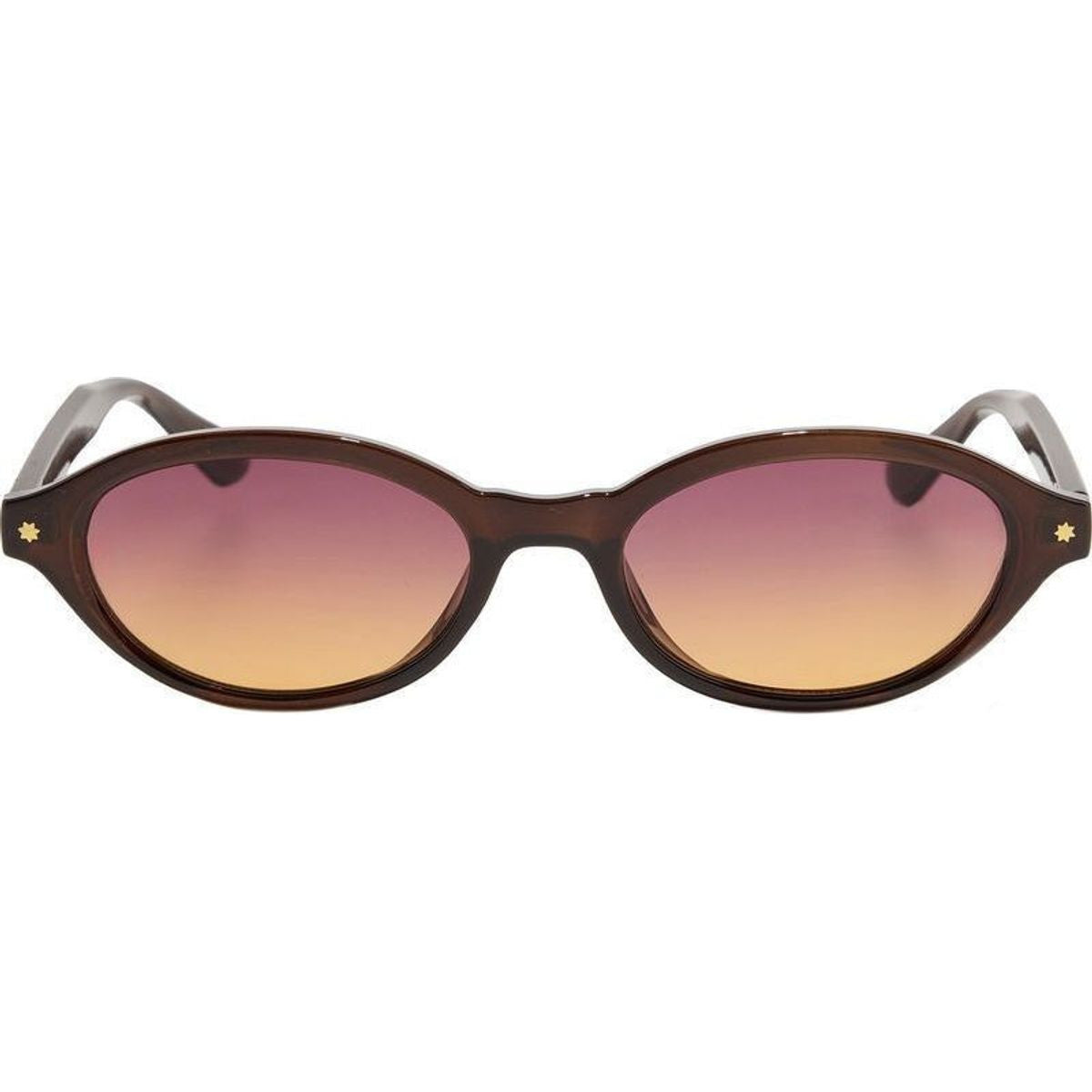 Nolan, Mocha/Before Sunset Red Orange Gradient Lenses