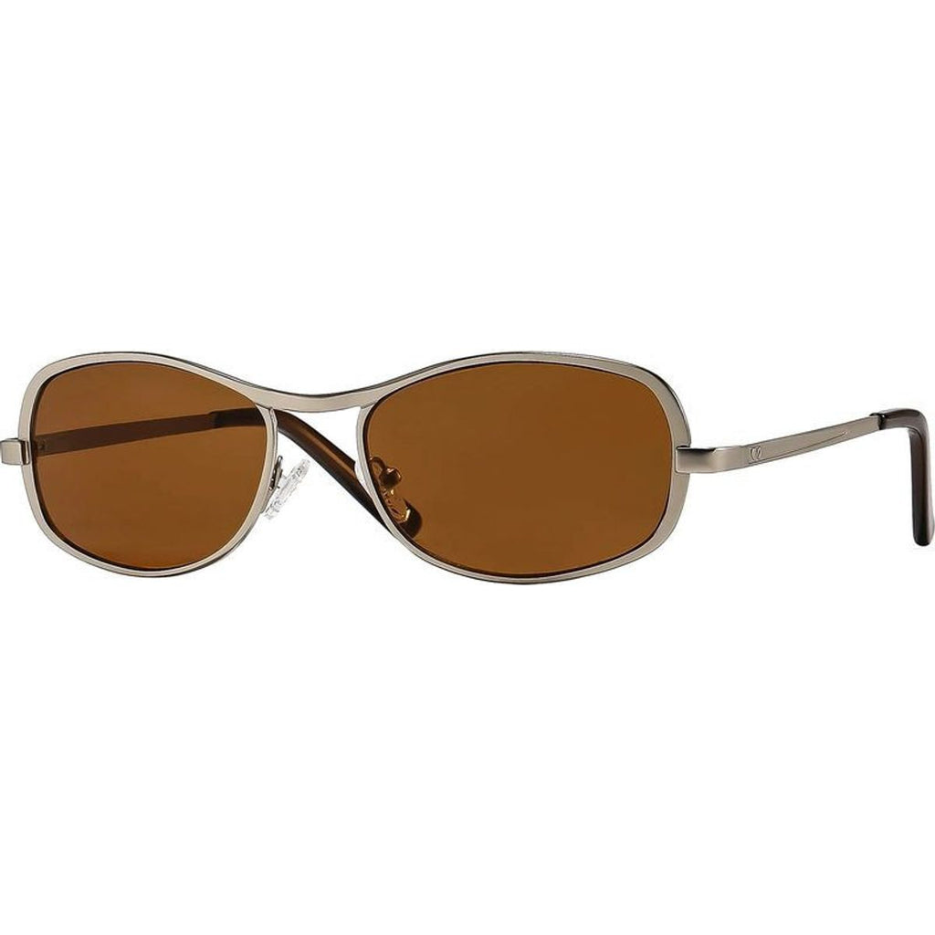 Rush, Matte Silver/Hazelnut Brown Lenses