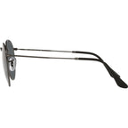 Round Metal RB3447, Antique Gunmetal/Dark Grey Glass Lenses 50 Eye Size