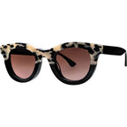 Consistency, Black and Off White Tortoiseshell/Brown Gradient Lenses