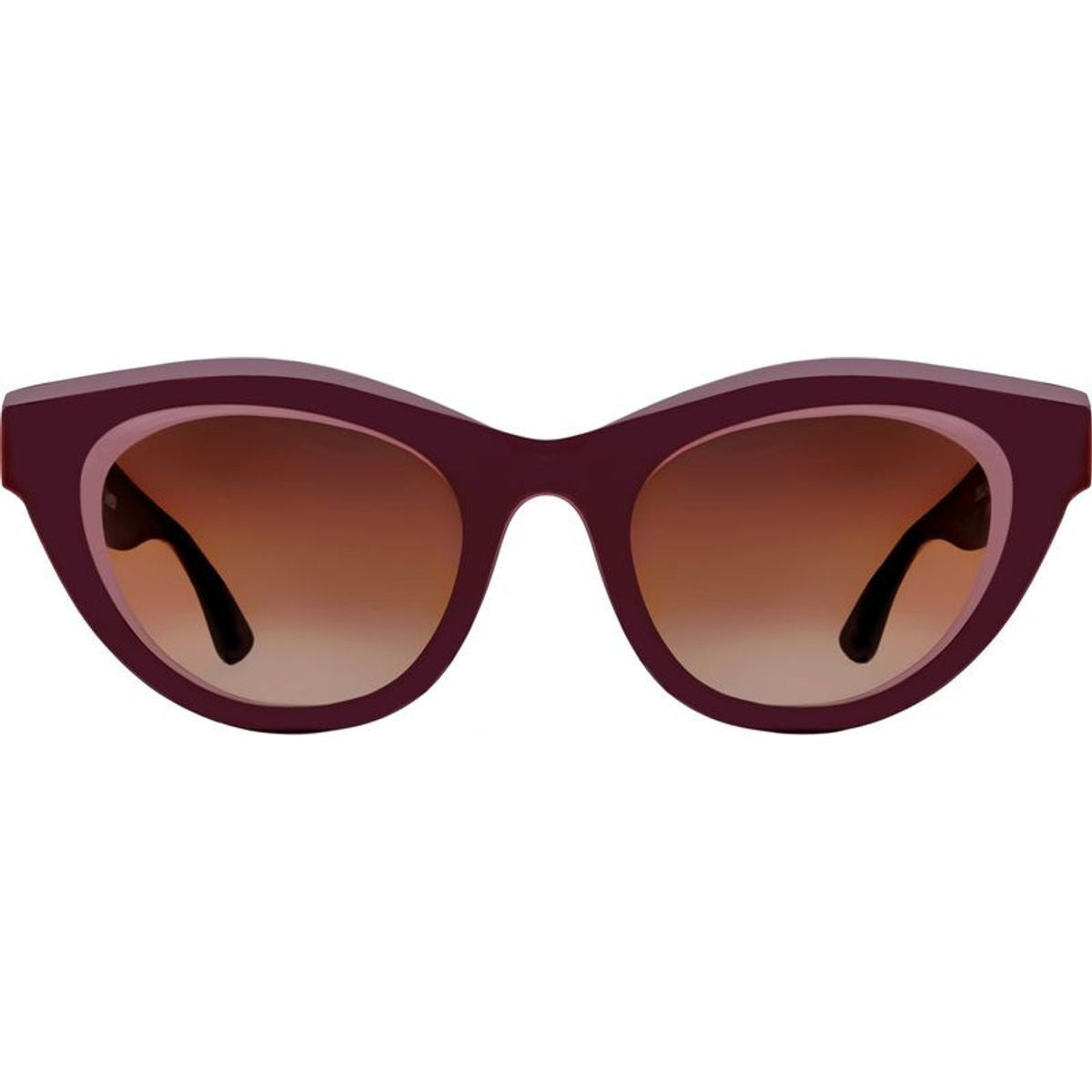 Delicacy, Burgundy/Brown Gradient Lenses