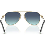 TF3116, Pale Gold/Azure Blue Gradient Lenses
