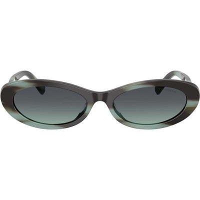 TF4250, Striped Black Tiffany/Dark Grey Azure Gradient Lenses
