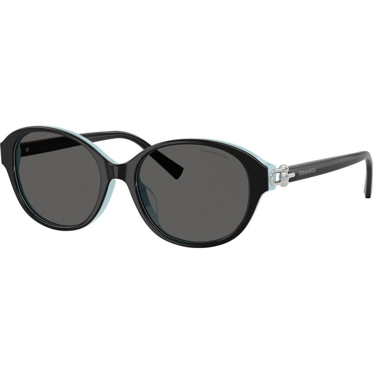 TF4263D, Black on Tiffany Blue/Dark Grey Lenses