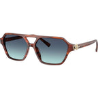 TF4264U, Ruby Striped Havana/Blue Gradient Lenses