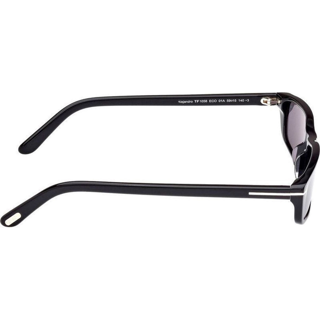 Alejandro FT1058, Shiny Black/Smoke Lenses