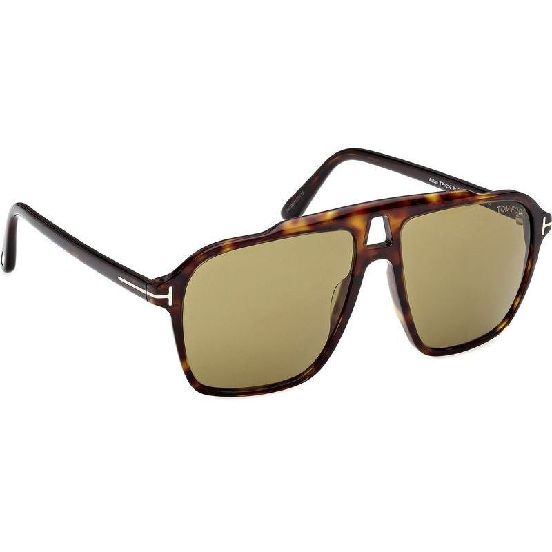 Autari FT1209, Dark Havana/Green Lenses