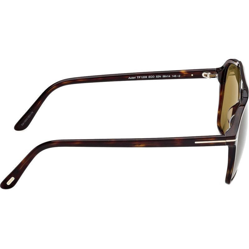 Autari FT1209, Dark Havana/Green Lenses