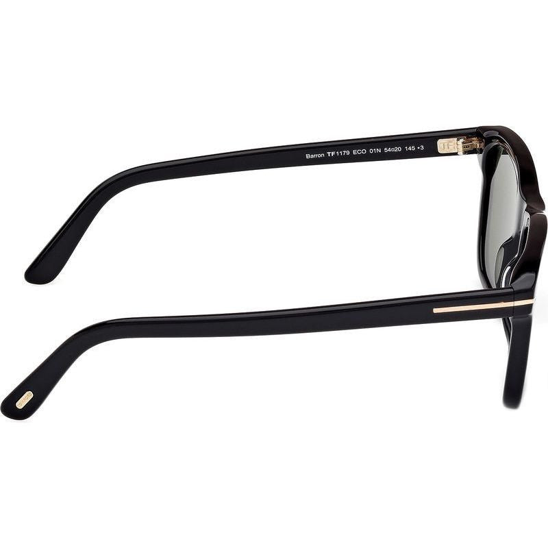 Barron FT1179, Shiny Black/Green Lenses