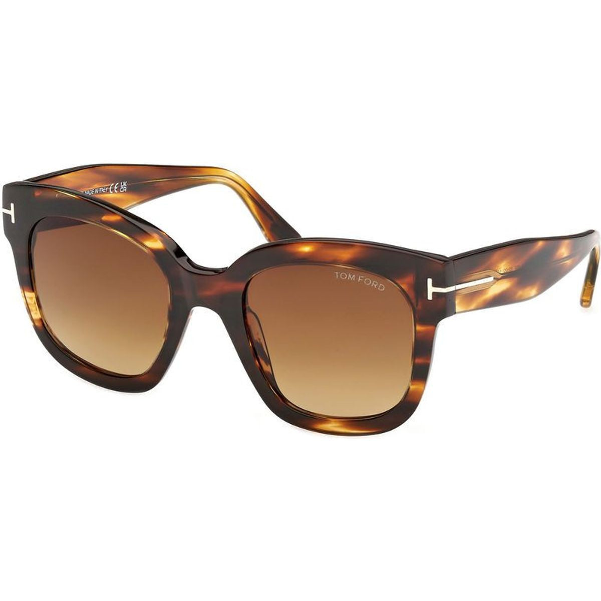 Beatrix 02 FT0613, Coloured Havana/Brown Gradient Lenses