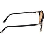 Bruce FT1026, Shiny Black and Monocolor/Brown Lenses
