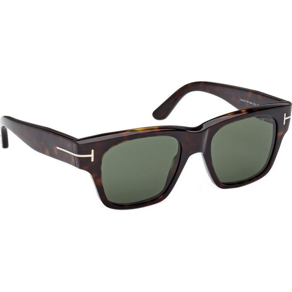 Caine 02 FT1280, Dark Havana/Green Lenses