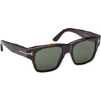 Caine 02 FT1280, Dark Havana/Green Lenses