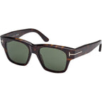 Caine 02 FT1280, Dark Havana/Green Lenses