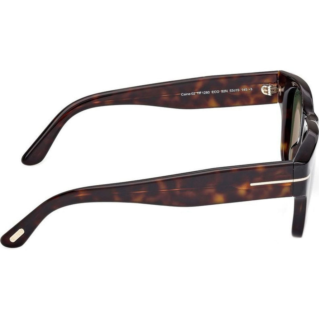 Caine 02 FT1280, Dark Havana/Green Lenses
