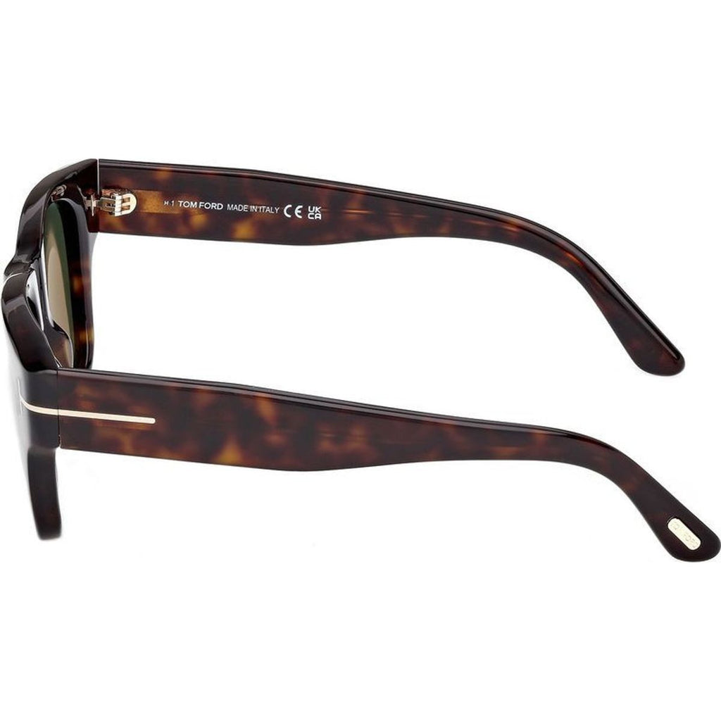 Caine 02 FT1280, Dark Havana/Green Lenses