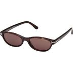 Chloe 02 FT1310, Dark Havana/Brown Lenses
