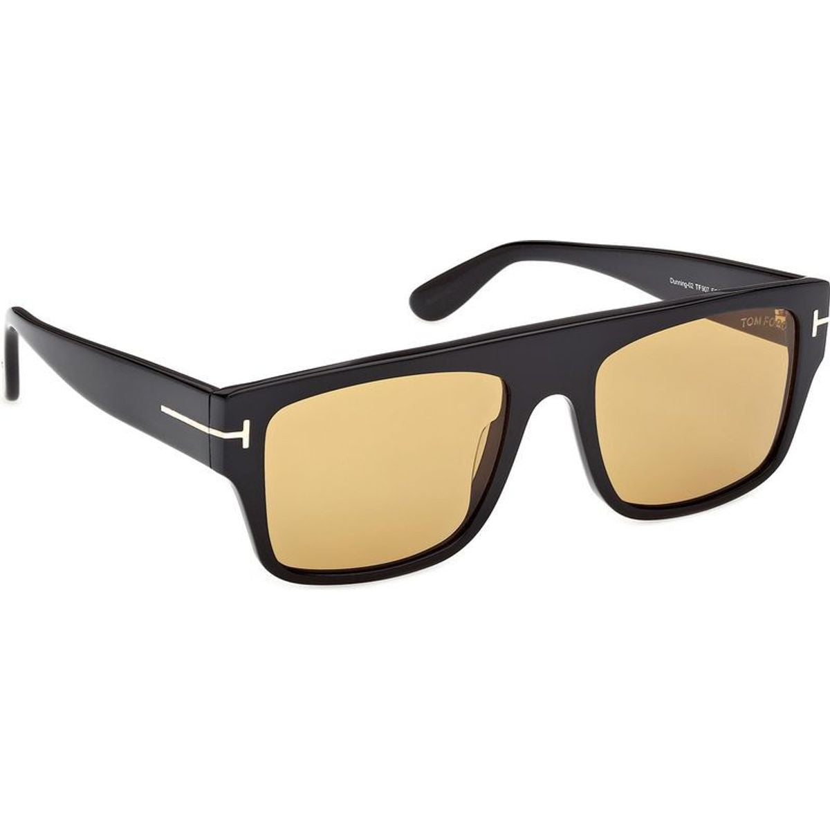 Dunning 02 FT0907, Shiny Black/Light Brown Lenses