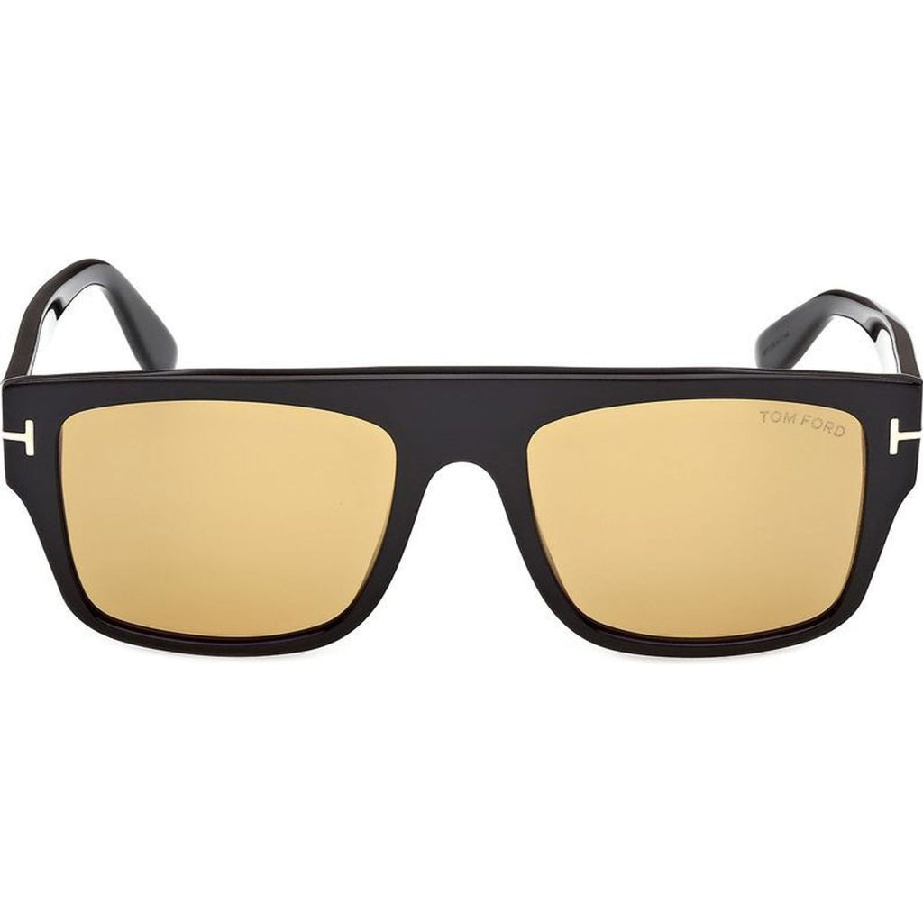 Dunning 02 FT0907, Shiny Black/Light Brown Lenses