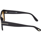 Dunning 02 FT0907, Shiny Black/Light Brown Lenses