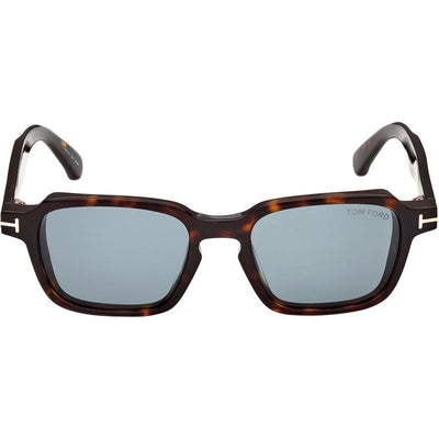Ezra 02 FT1359, Dark Havana/Blue Glass Lenses