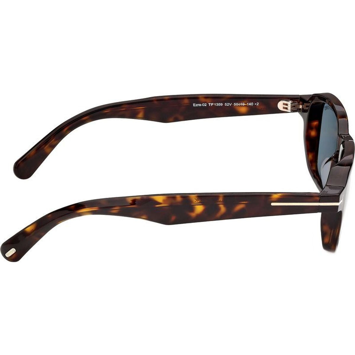 Ezra 02 FT1359, Dark Havana/Blue Glass Lenses