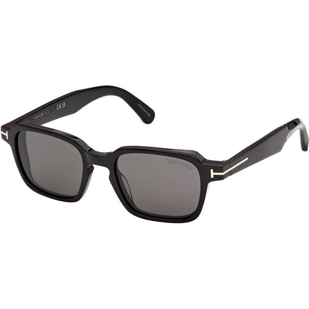 Ezra 02 FT1359, Shiny Black/Smoke Glass Lenses