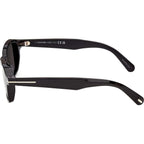 Ezra 02 FT1359, Shiny Black/Smoke Glass Lenses