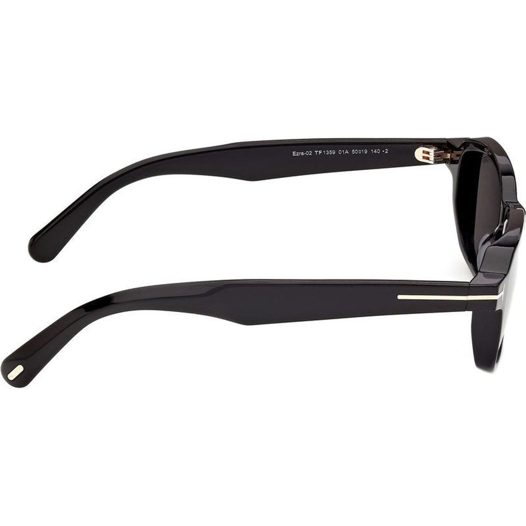 Ezra 02 FT1359, Shiny Black/Smoke Glass Lenses