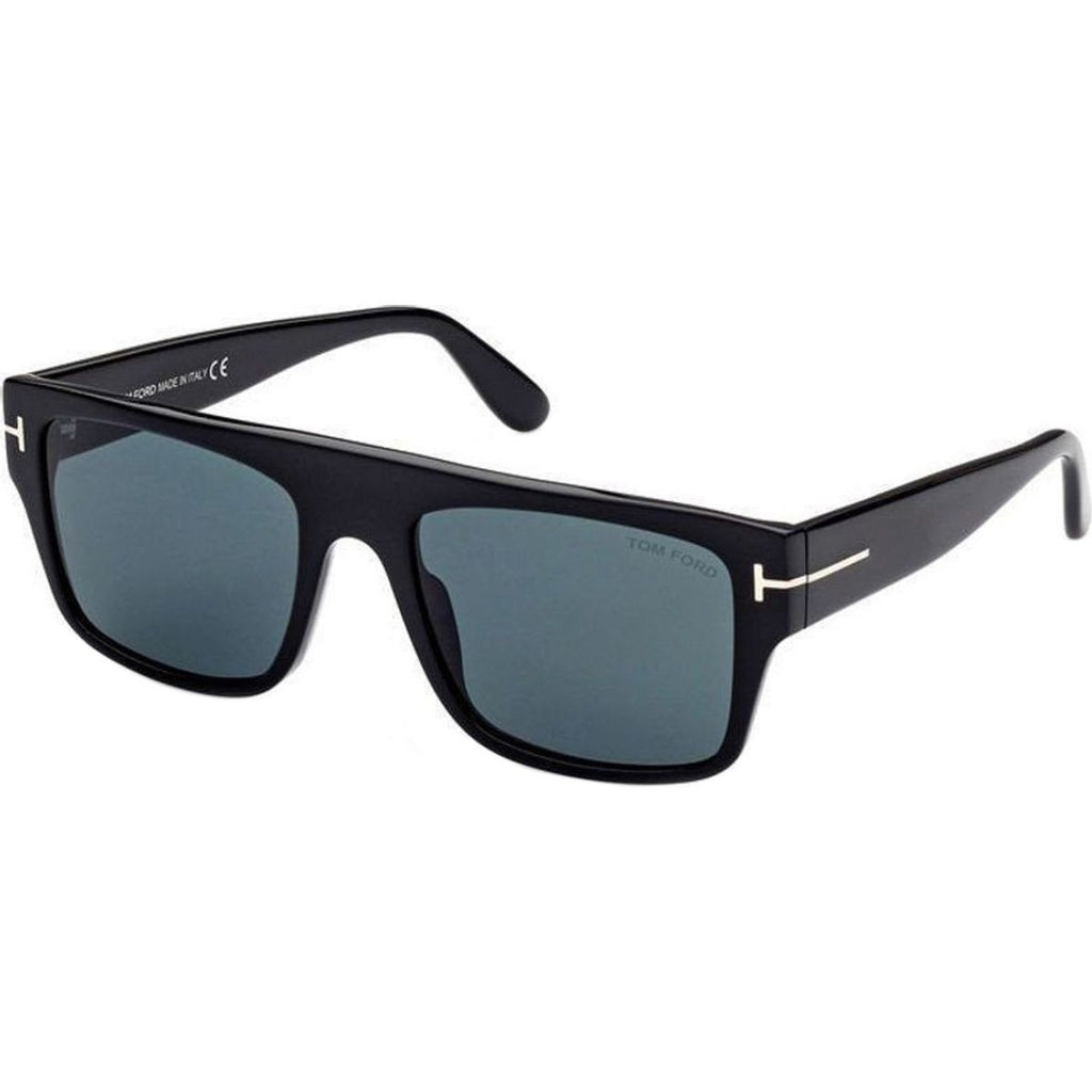 FT0907, Shiny Black/Blue Lenses