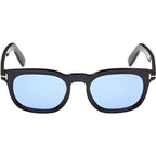 FT1122-D, Shiny Black/Blue Lenses