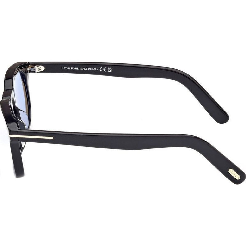 FT1122-D, Shiny Black/Blue Lenses