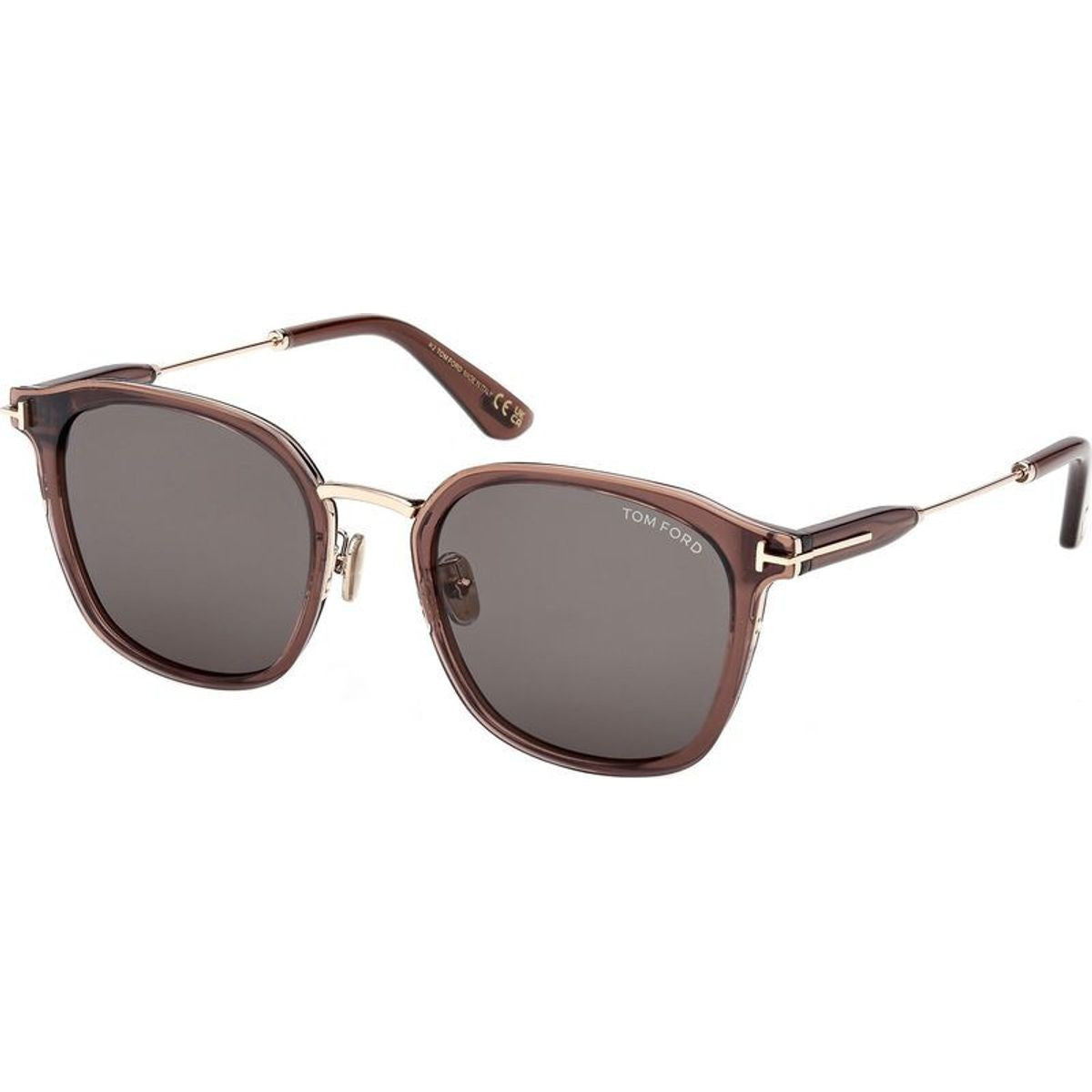 FT1243-K, Shiny Light Brown/Smoke Lenses