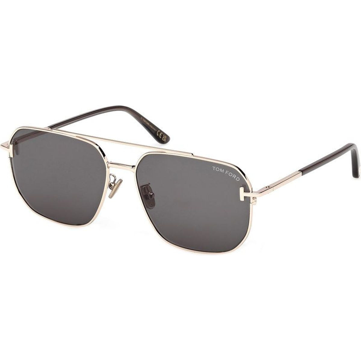 FT1249-K, Shiny Rose Gold/Green Lenses