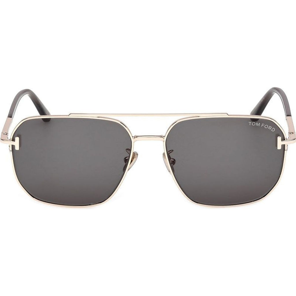 FT1249-K, Shiny Rose Gold/Green Lenses