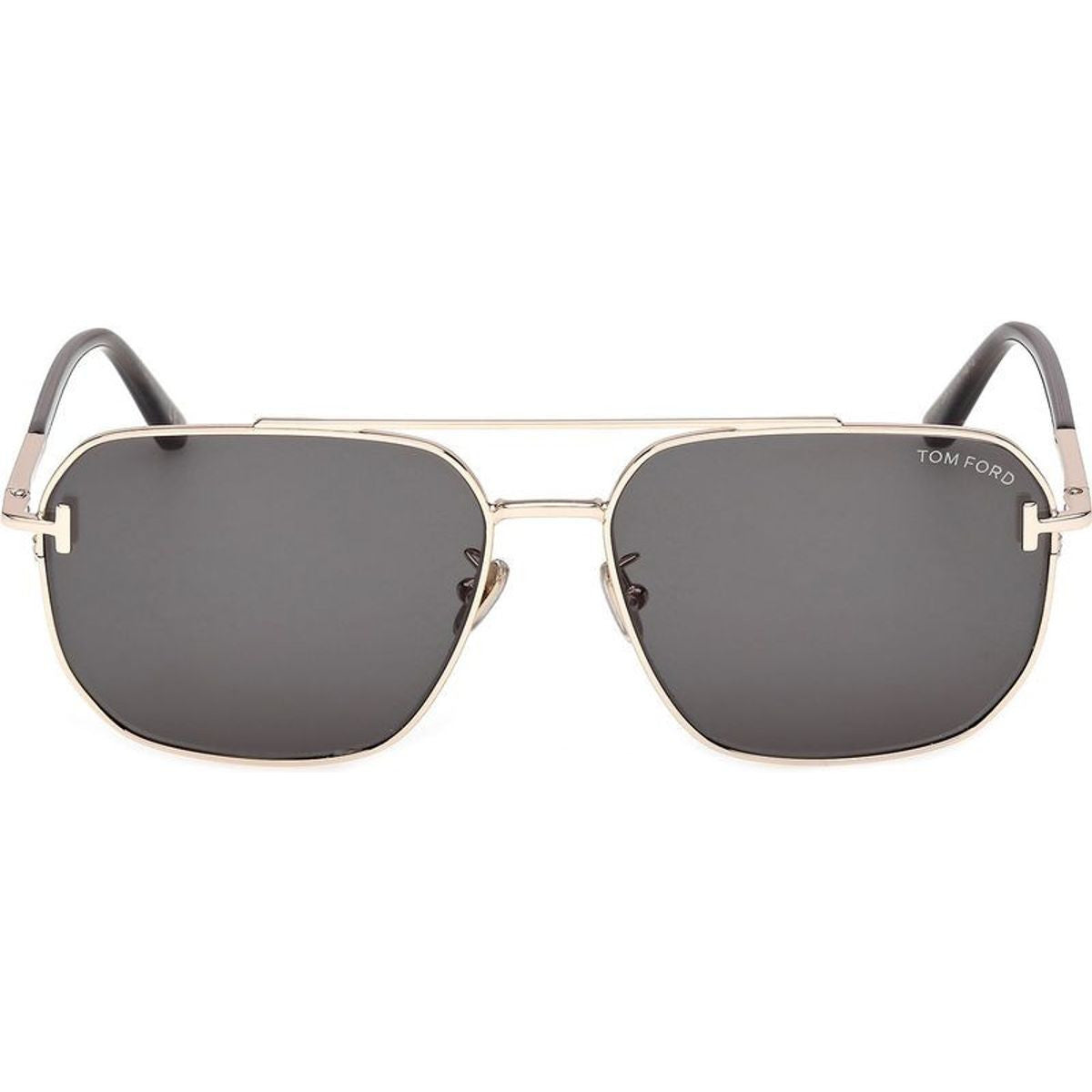 FT1249-K, Shiny Rose Gold/Green Lenses