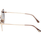 FT1250-K, Shiny Pink Gold/Smoke Gradient Lenses