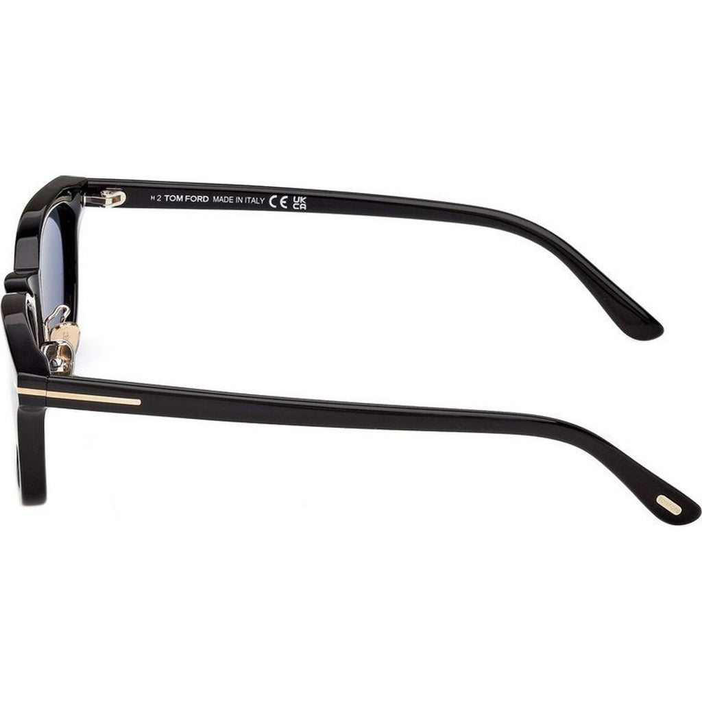 FT1350-D, Shiny Black/Blue Lenses