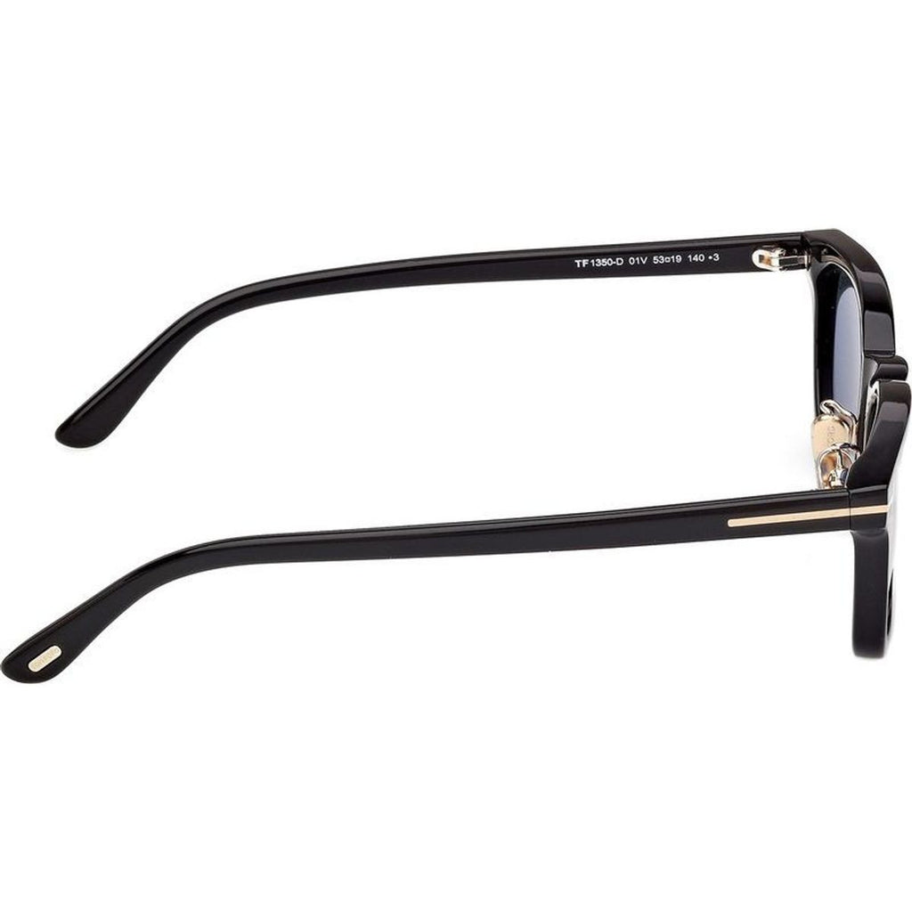 FT1350-D, Shiny Black/Blue Lenses