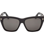Flynn 02 FT1343, Shiny Black/Smoke Polarised Lenses