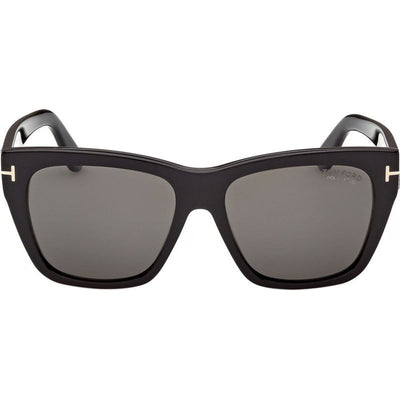 Flynn 02 FT1343, Shiny Black/Smoke Polarised Lenses